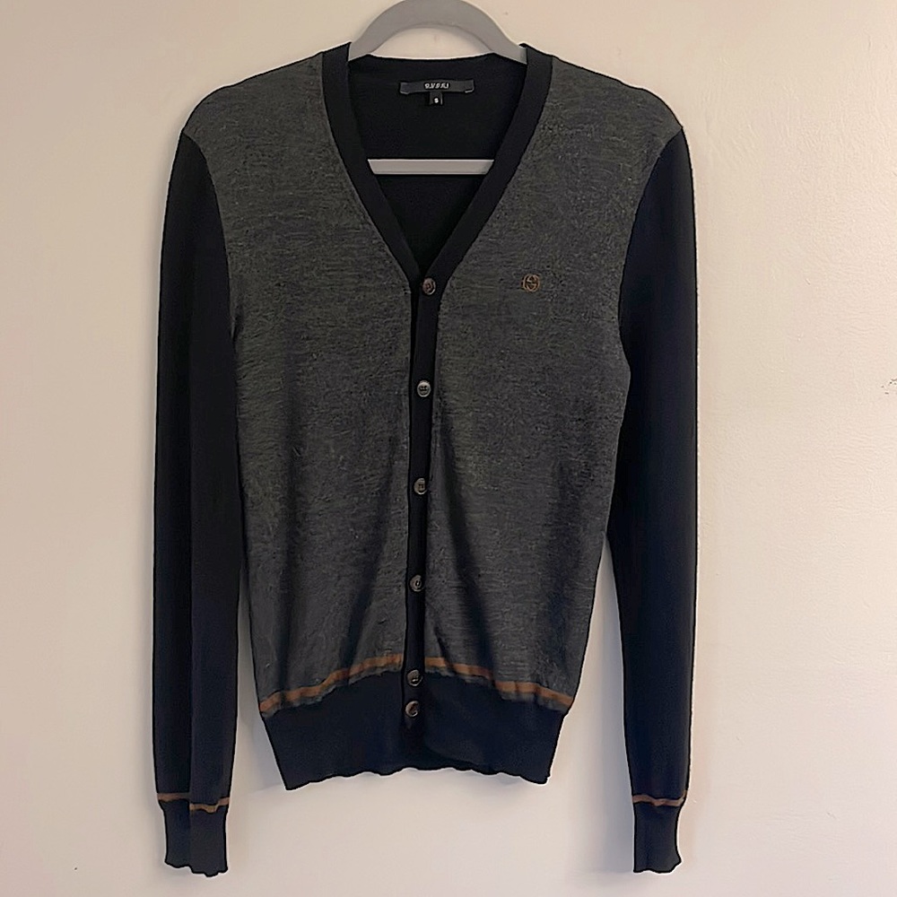 GUCCI Grey/Black Cardigan